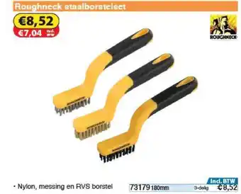 Toolstation Roughneck Staalborstelset aanbieding