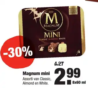 ALDI Magnum mini 8*60ml aanbieding