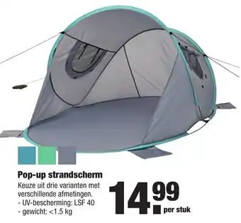 ALDI Pop-up strandscherm aanbieding