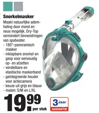 ALDI Snorkelmasker aanbieding