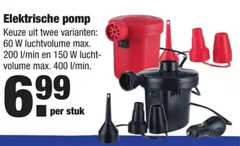 ALDI Elektrische pomp aanbieding