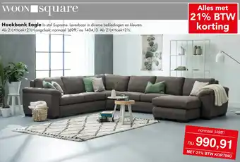 Woonsquare Hoekbank Eagle aanbieding