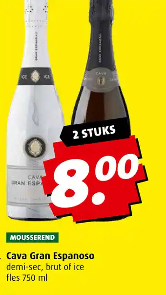 Boni Cava Gran Espanoso 750 aanbieding