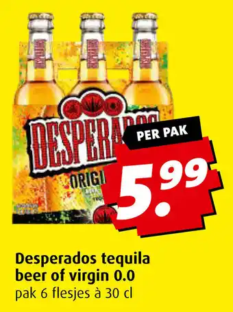 Boni Desperados tequila beer of virgin 0.0 aanbieding