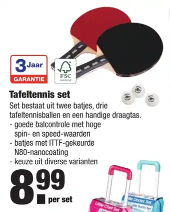 ALDI Tafeltennis set aanbieding