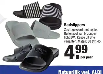 ALDI Badslippers 38-45 aanbieding