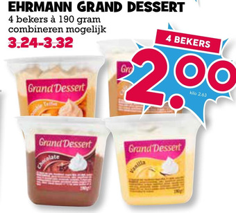 Boon`s Markt EHRMANN GRAND DESSERT aanbieding