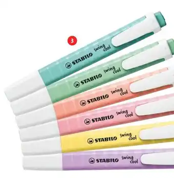 Bruna Markers pastel Stabilo aanbieding