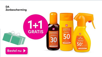 DA DA Zonbescherming aanbieding