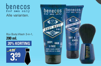 De Online Drogist benecos for men only aanbieding