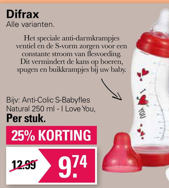 De Online Drogist Difrax aanbieding