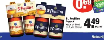 ALDI St. Feuillien 4*330ml aanbieding