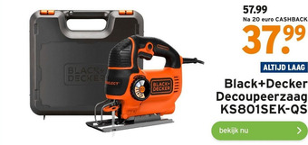 GAMMA Black+Decker Decoupeerzaag KS801SEK-QS aanbieding