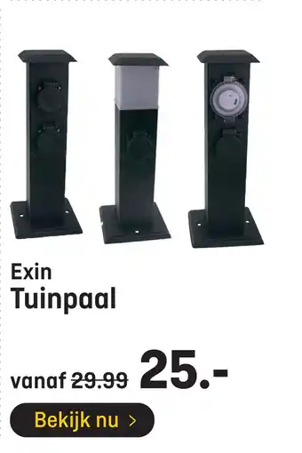 Hubo Exin Tuinpaal aanbieding