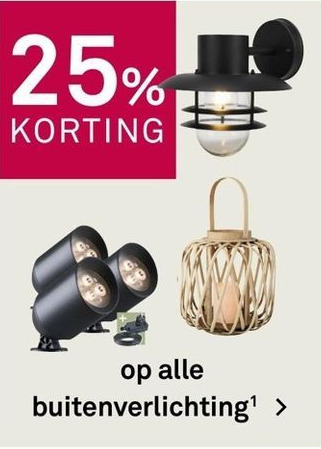 Karwei Buitenverlichting aanbieding