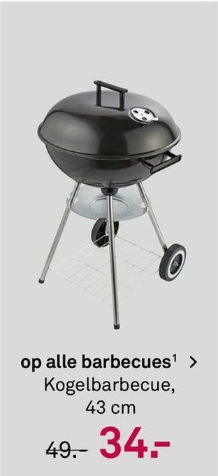 Karwei Kogelbarbecue, 43 cm aanbieding