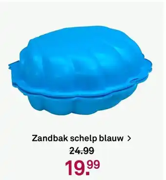 Karwei Zandbak schelp blauw aanbieding