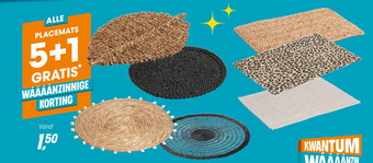 Kwantum PLACEMATS aanbieding