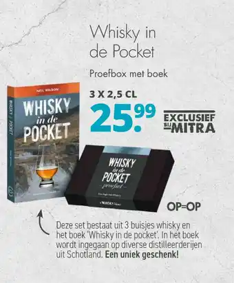 Mitra Whisky in de Pocket aanbieding