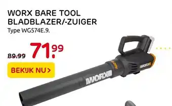 Praxis Worx Bare Tool Bladblazer/-Zuiger aanbieding