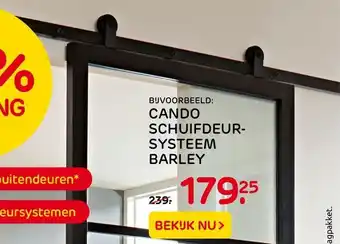 Praxis Cando Schuifdeursysteem Barley aanbieding