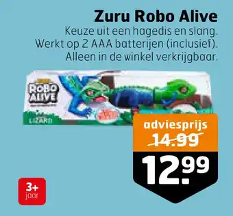 Trekpleister Zuru Robo Alive aanbieding