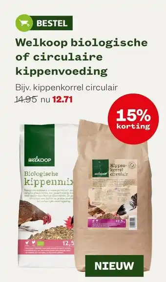 Welkoop Welkoop biologische of circulaire kippenvoeding aanbieding