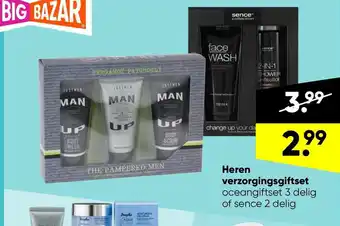 Big Bazar Heren verzorgingsgiftset aanbieding