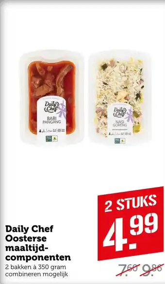 Coop Daily Chef Oosterse maaltijd- componenten aanbieding