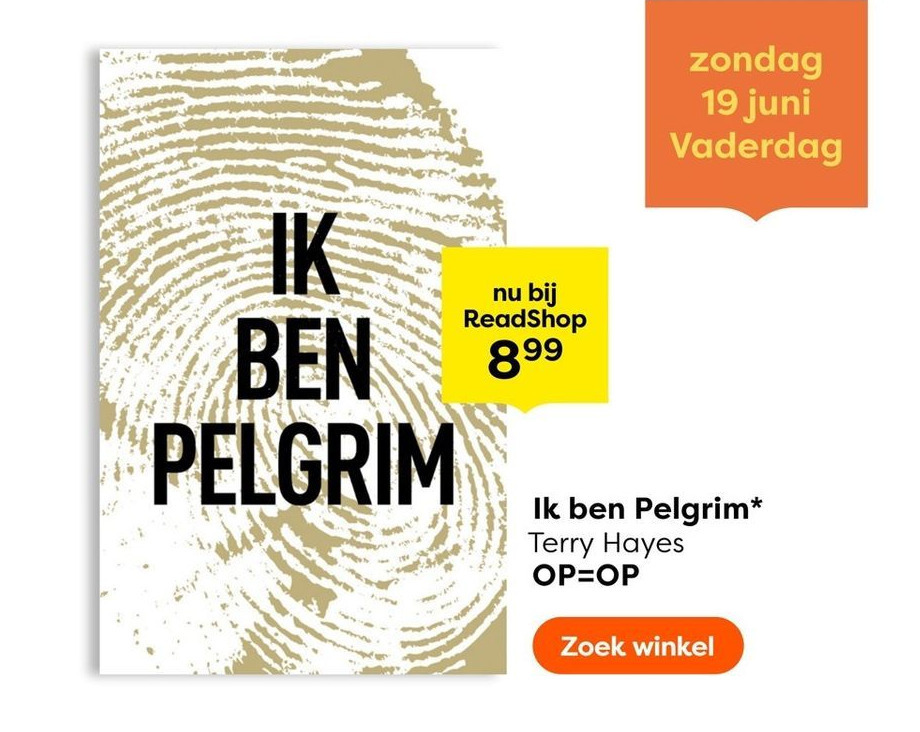 Ik ben Pelgrim* aanbieding bij The Read Shop