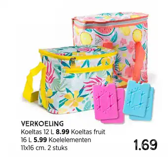 Xenos Verkoeling Koeltas 11 x 16 cm 2 stuks aanbieding