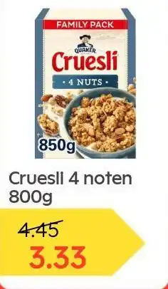 Ochama Cruesli 4 noten 800g aanbieding