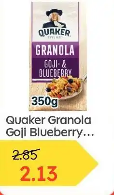 Ochama Quaker Granola Goji  Blueberry 350g aanbieding