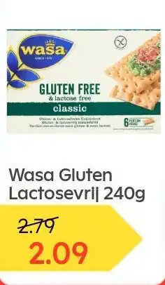 Ochama Wasa Gluten  Lactosevrij 240g aanbieding