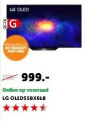 MediaMarkt LG OLED55BX6LB aanbieding