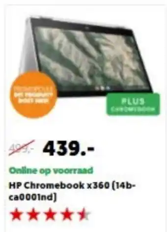 MediaMarkt HP Chromebook X360 14b-ca0001nd aanbieding