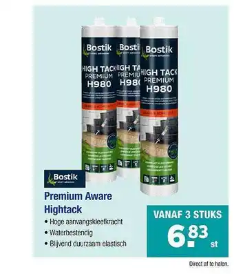 Pontmeyer Bostik Premium Aware Hightack aanbieding