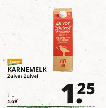 Natuurwinkel Karnemelk Zuiver Zuivel aanbieding