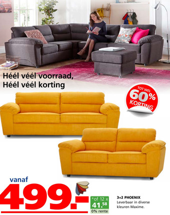 Seats and Sofas 3+2 Phoenix aanbieding