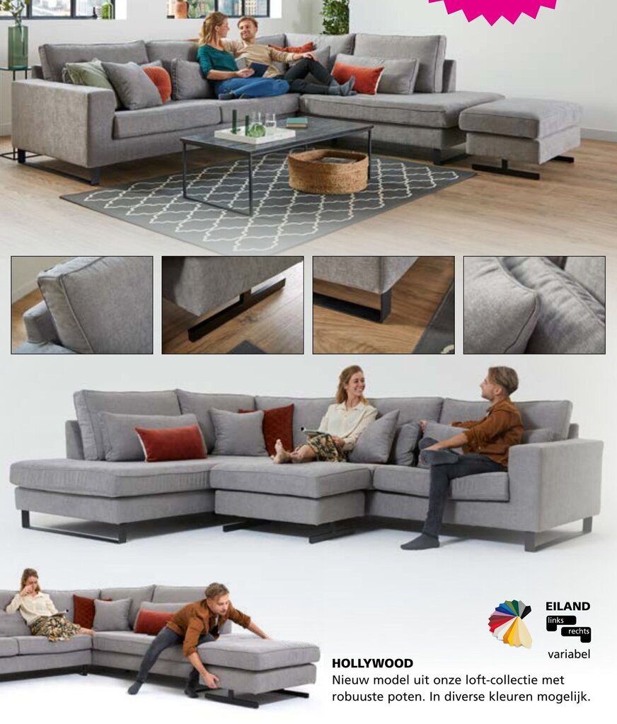 Hollywood aanbieding bij Seats and Sofas