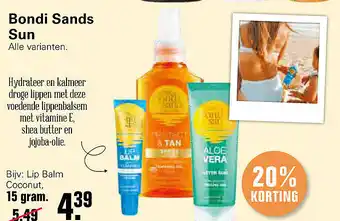 De Online Drogist Boni Sands Sun 20% Korting aanbieding