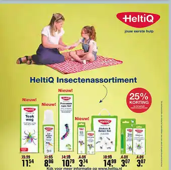 De Online Drogist Heltiq Insectenassortiment 25% Korting aanbieding