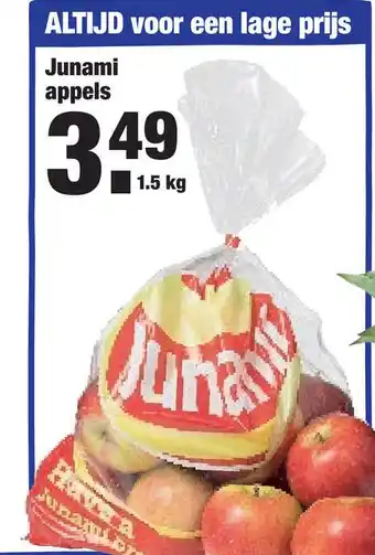 ALDI Junami Appels 1.5 kg aanbieding