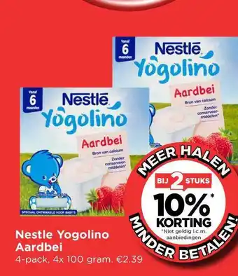 Vomar Voordeelmarkt Nestle yogolino aardbei aanbieding