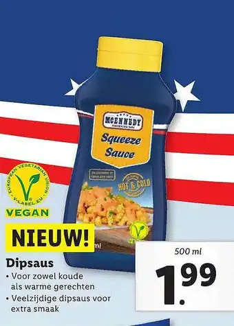 Lidl Dipsaus 500 ml aanbieding