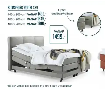 Comfort Suite Boxspring room 439 140 x 200 cm aanbieding