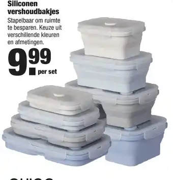 ALDI Siliconen Vershoudbakjes aanbieding