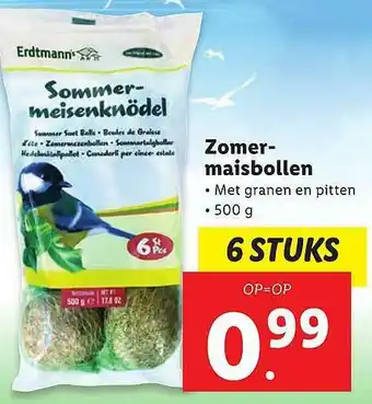 Lidl Zomermaisbollen aanbieding