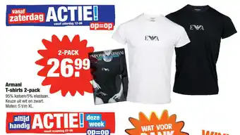 ALDI Armani T-Shirts 2-Pack aanbieding