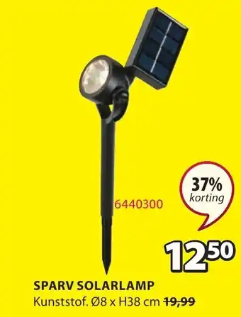 Jysk Sparv Solarlamp 8xH38 cm aanbieding